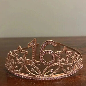 Sweet 16 Rose Gold Tiara